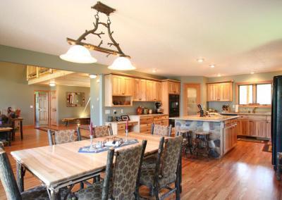 Kitchen and dining room