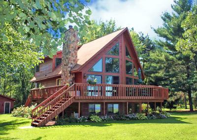 House with large deck