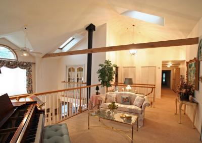 Upstairs sitting room of a house