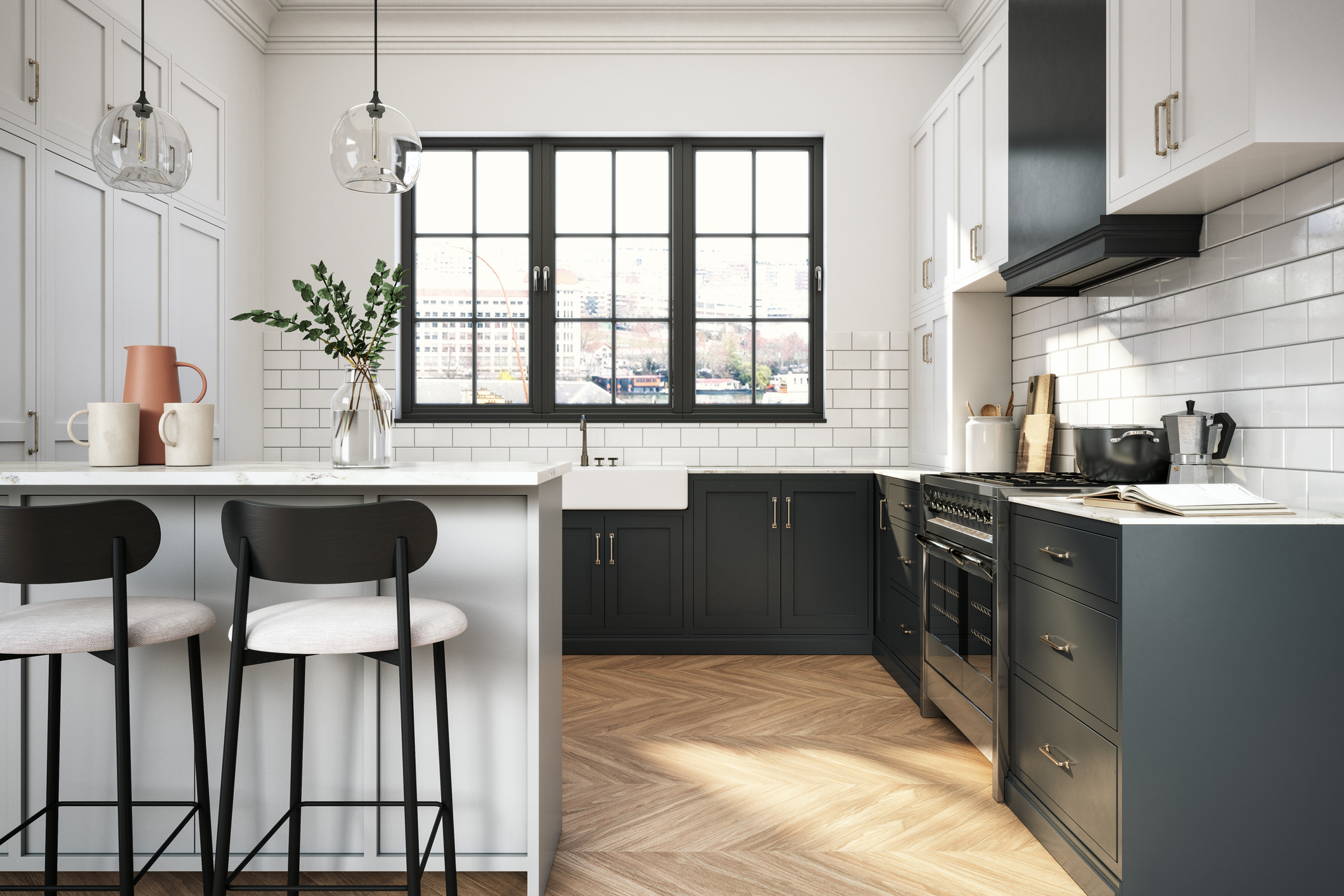 Modern elegant kitchen stock photo Modern elegant kitchen photo